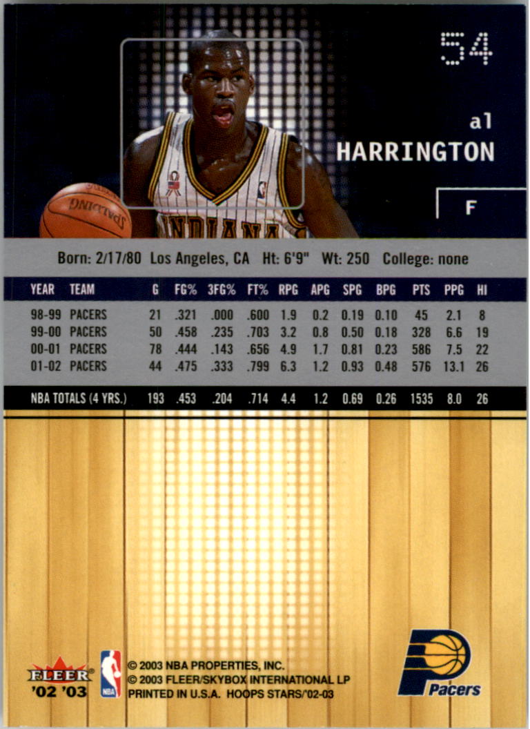 2002-03 NBA Hoops Stars - #142 David Robinson