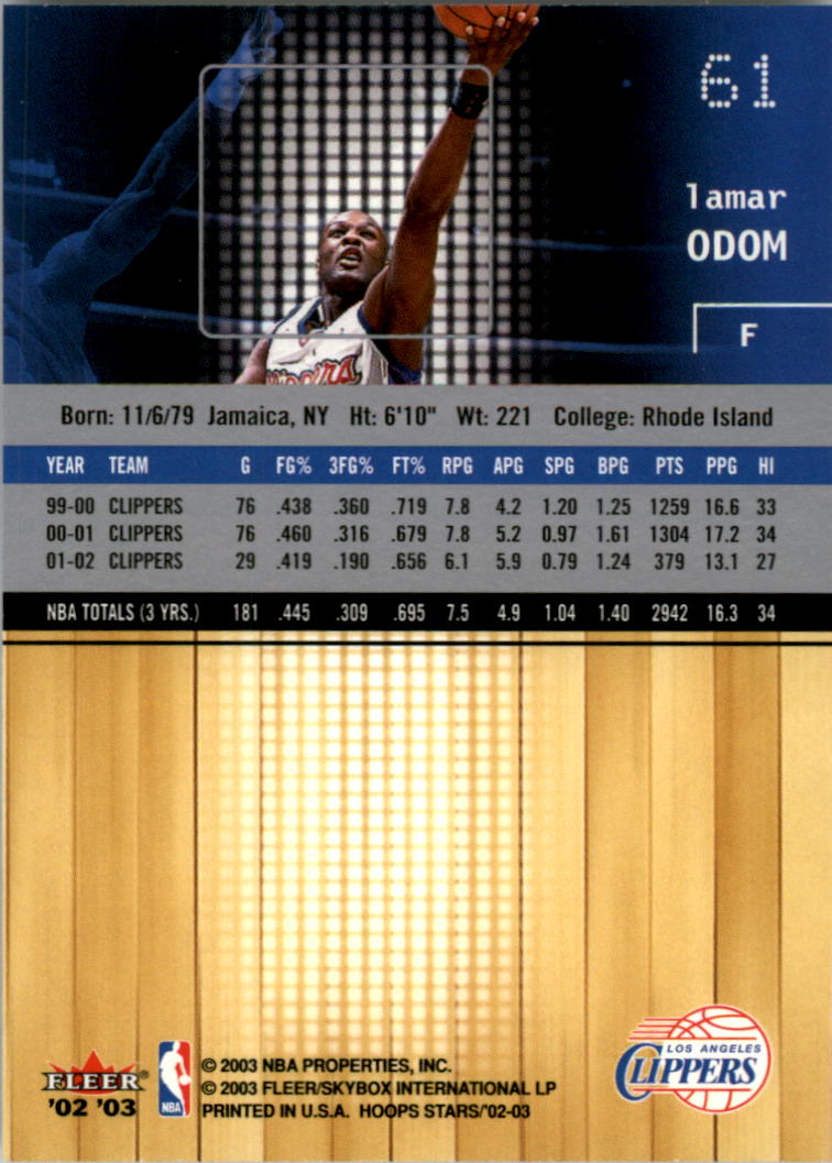 2002-03 NBA Hoops Stars - #142 David Robinson