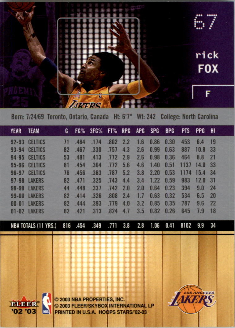 2002-03 NBA Hoops Stars - #142 David Robinson