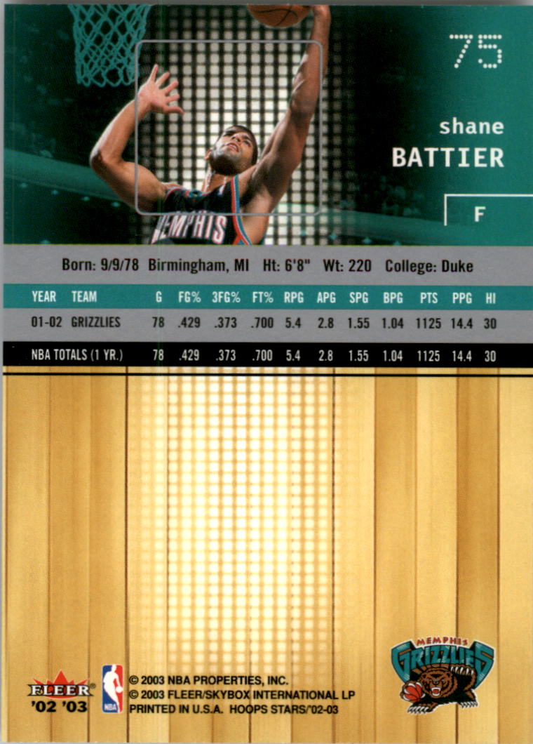 2002-03 NBA Hoops Stars - #142 David Robinson