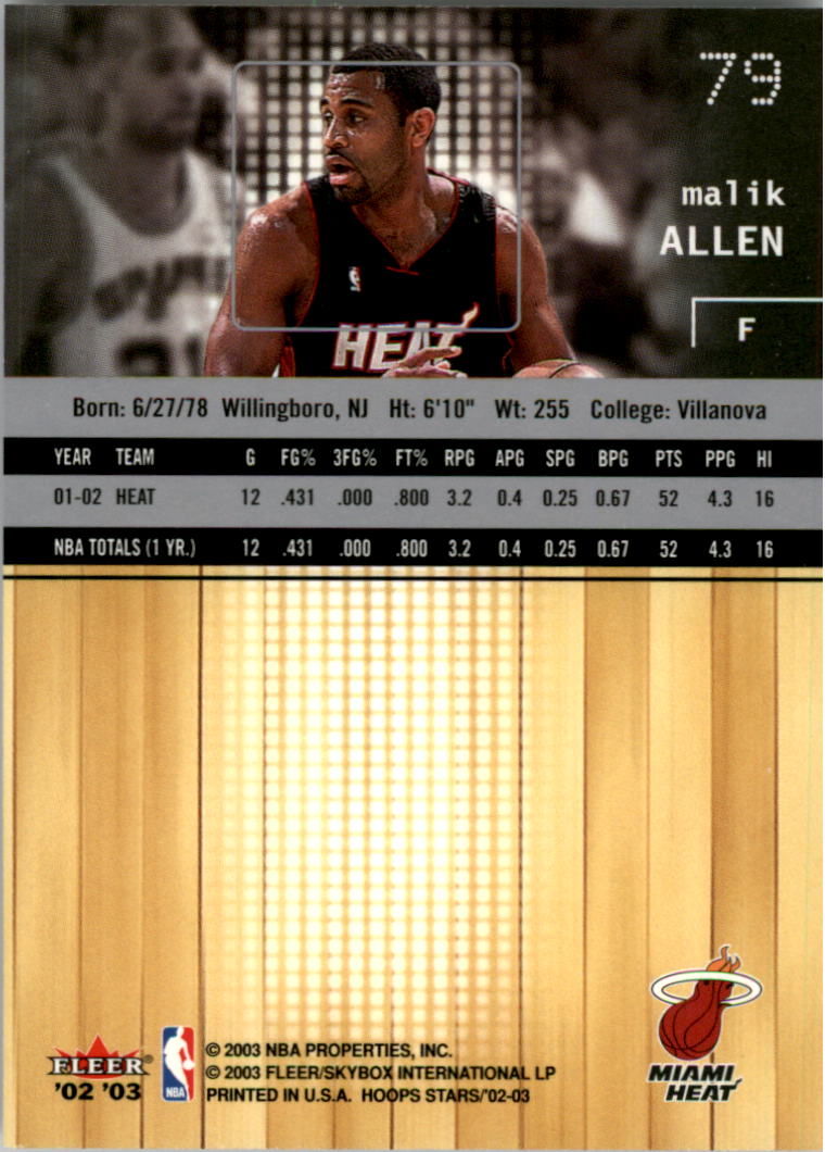 2002-03 NBA Hoops Stars - #142 David Robinson