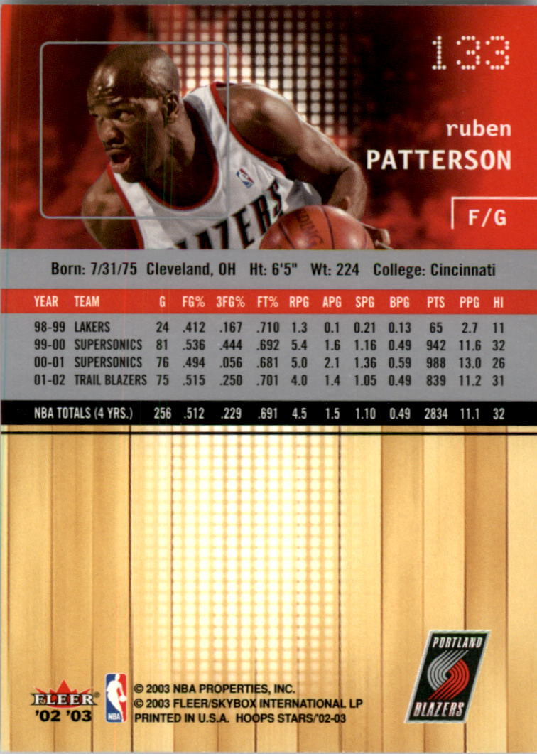 2002-03 NBA Hoops Stars - #142 David Robinson