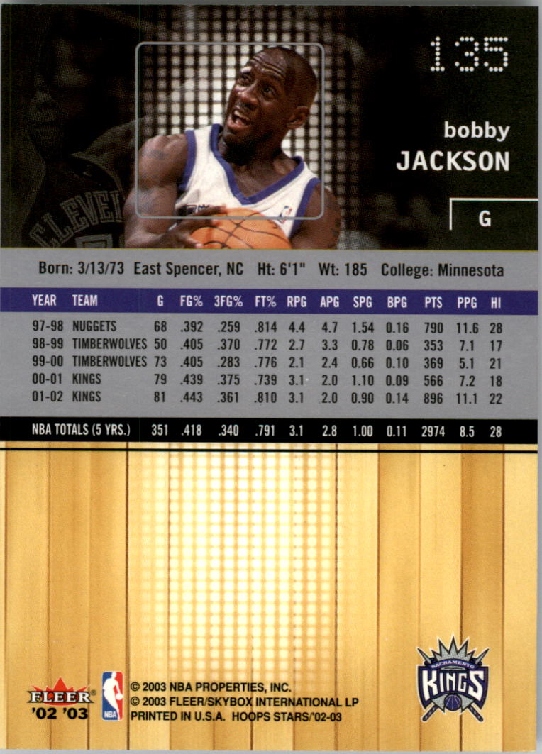 2002-03 NBA Hoops Stars - #142 David Robinson