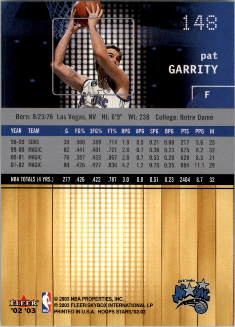 2002-03 NBA Hoops Stars - #142 David Robinson