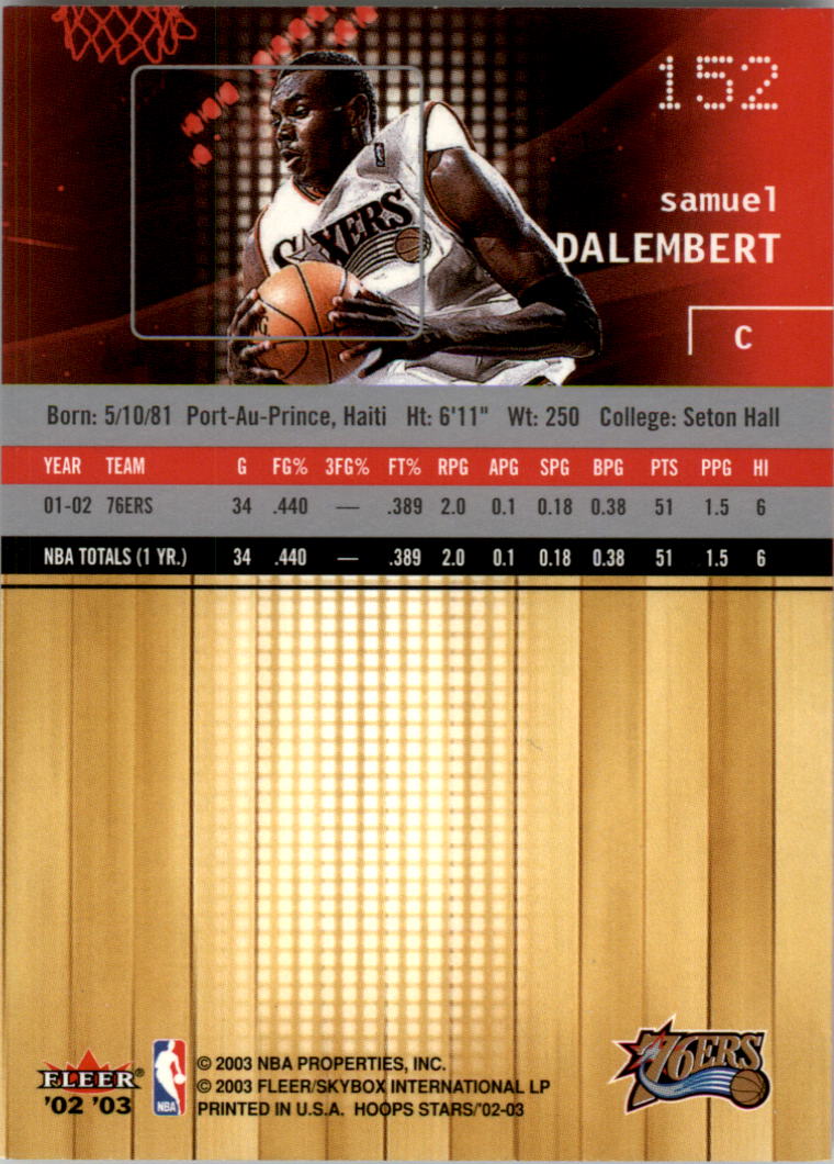 2002-03 NBA Hoops Stars - #142 David Robinson