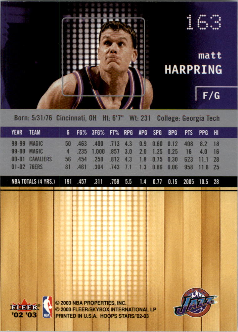 2002-03 NBA Hoops Stars - #142 David Robinson