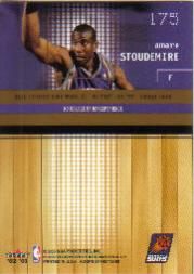 2002-03 Hoops Stars #175 Amare Stoudemire RC back image
