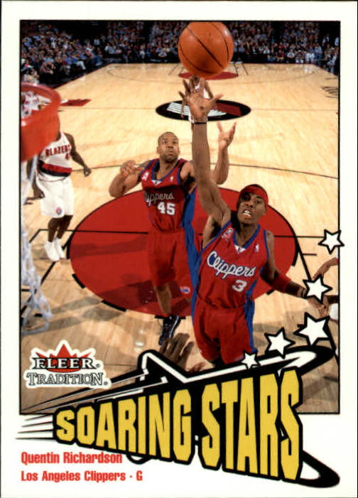 2000-01 Fleer Tradition Quentin Richardson Rookie Los Angeles Clippers #242