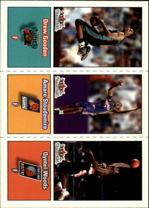2002-03 Fleer Tradition #280 Drew Gooden RC/Amare Stoudemire RC/Qyntel Woods RC