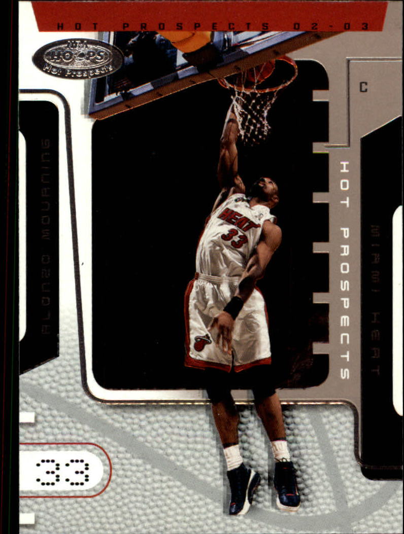 2002-03 Hoops Hot Prospects #36 Alonzo Mourning