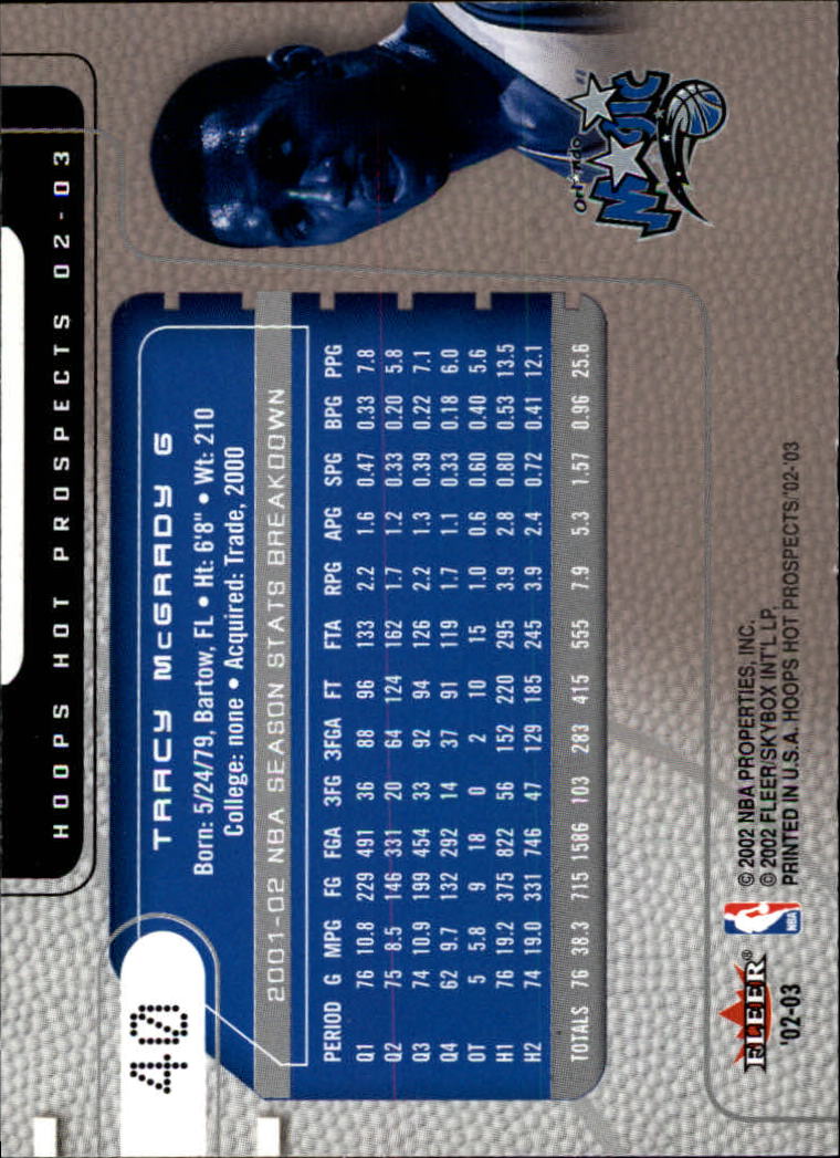 Tracy McGrady cards (1998-2021) Magic Raptors Rockets - You Choose - Picture 115 of 275