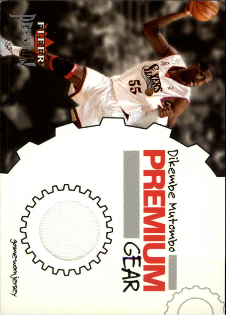 2002-03 Fleer Premium Gear #8 Dikembe Mutombo
