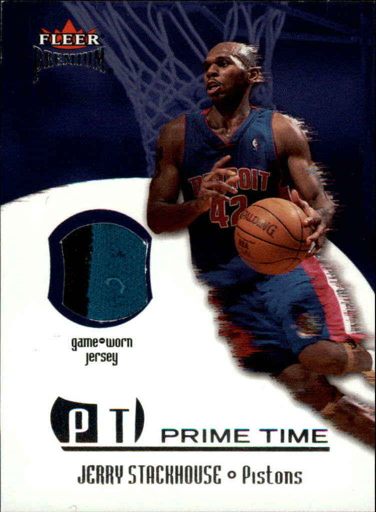 2002-03 Fleer Premium Prime Time Game Used #11 Jerry Stackhouse