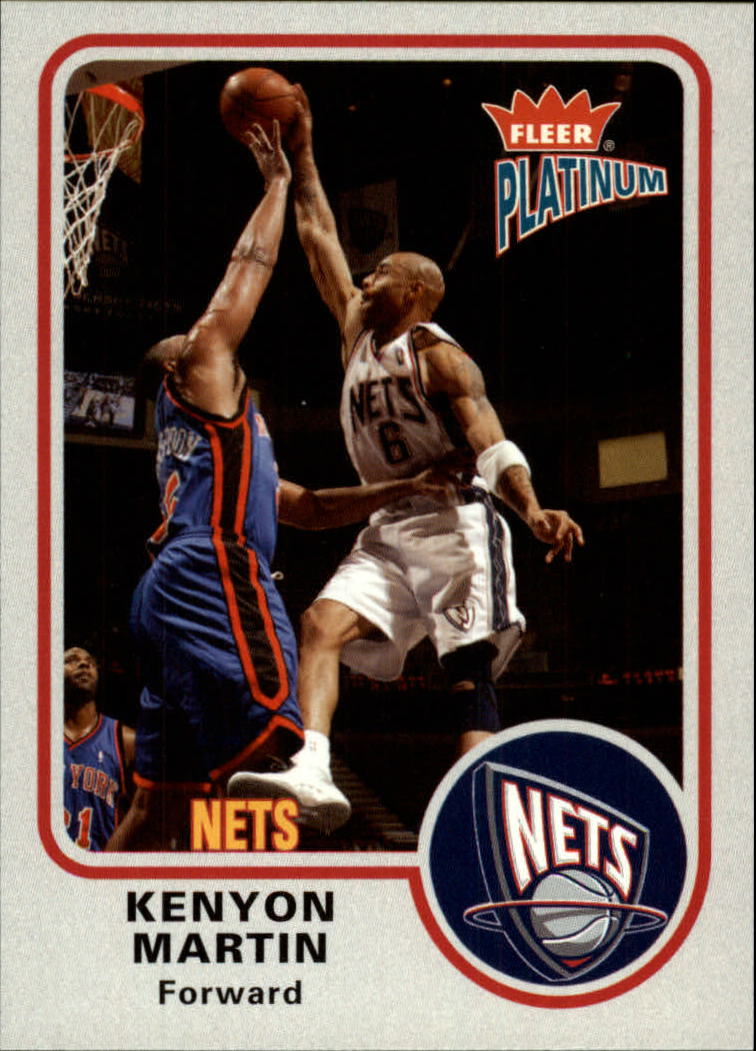 2002-03 Fleer Platinum Finish #136 Kenyon Martin