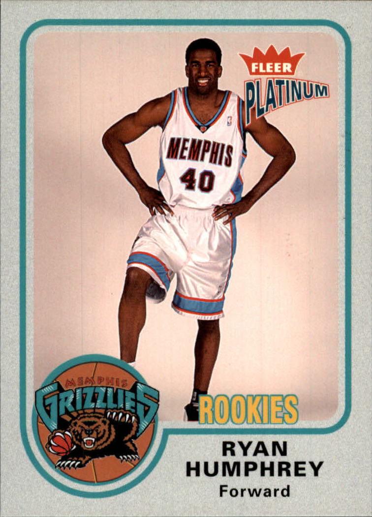 2002-03 Fleer Platinum Finish #184 Ryan Humphrey
