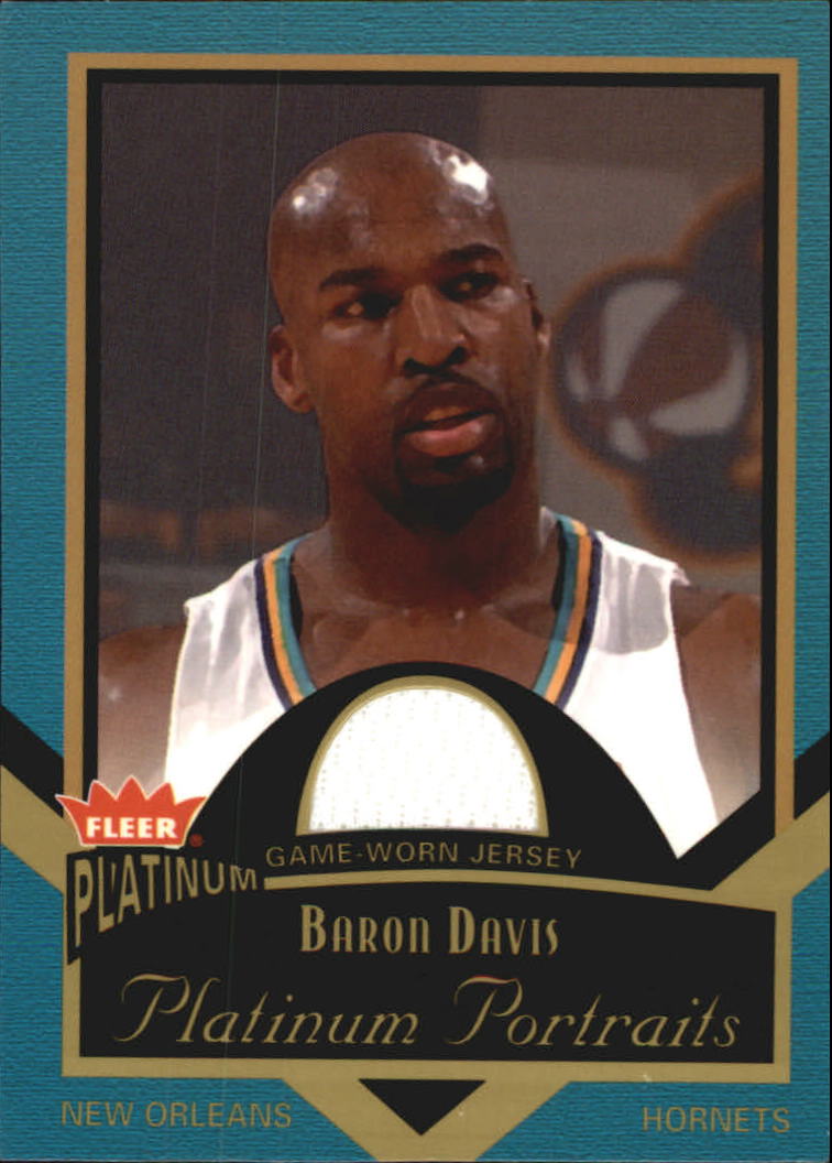 2002-03 Fleer Platinum Portraits Game Worn Jerseys #BD Baron Davis