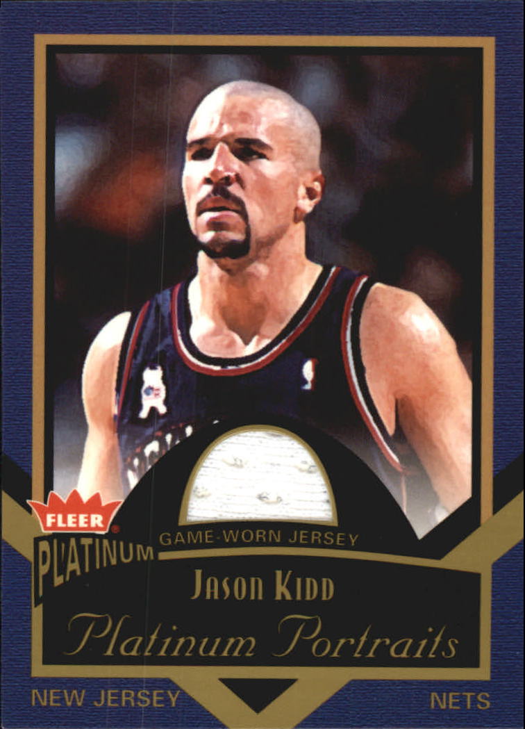 2002-03 Fleer Platinum Portraits Game Worn Jerseys #JK Jason Kidd