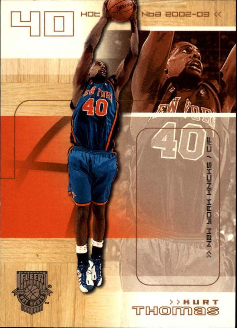 2002-03 Fleer Hot Shots Hot Hands #66 Kurt Thomas