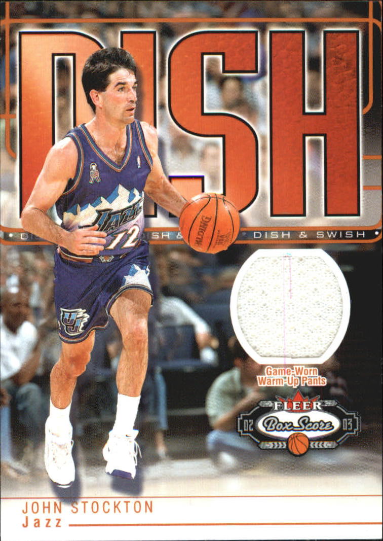 Game Worn & Autographed 1995-96 #32 Karl Malone Home White Utah