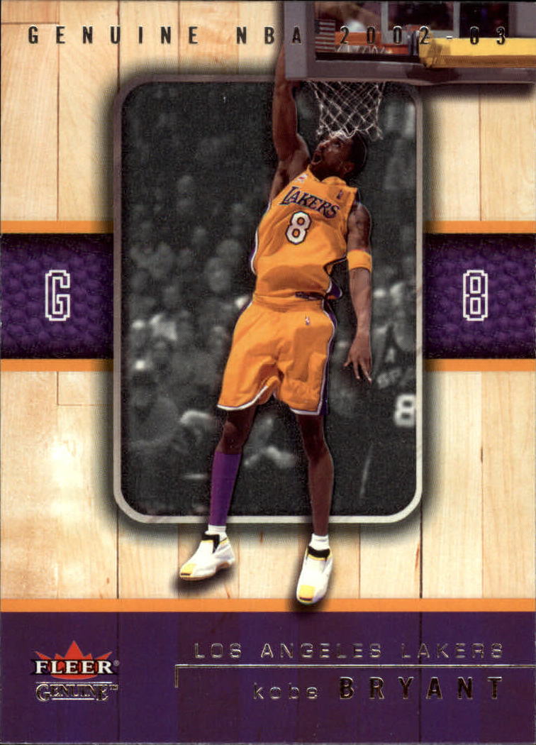2002-03 Fleer Genuine #4 Kobe Bryant