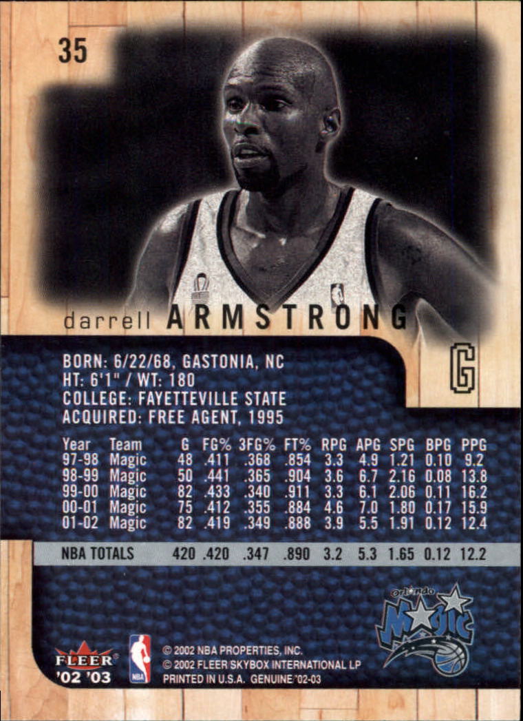 B1546- 2002-03 Fleer Genuine Bk Card #s 1-100 -You Pick- 15+ FREE US SHIP - Picture 23 of 97