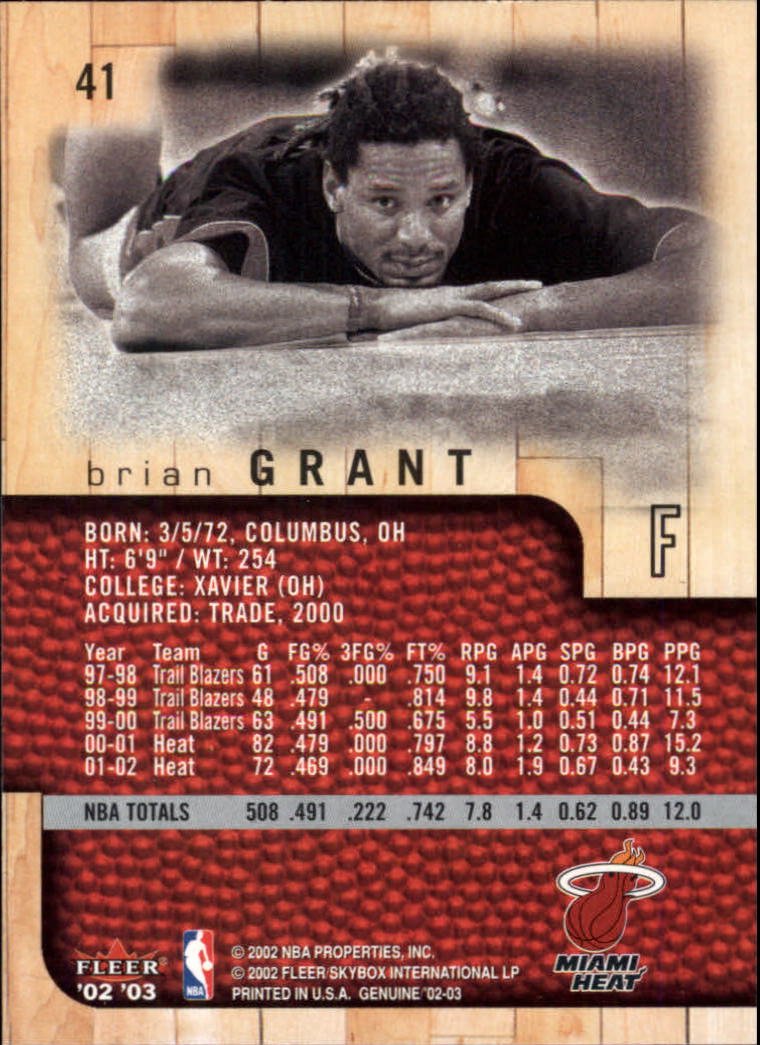 B1546- 2002-03 Fleer Genuine Bk Card #s 1-100 -You Pick- 15+ FREE US SHIP - Picture 29 of 97