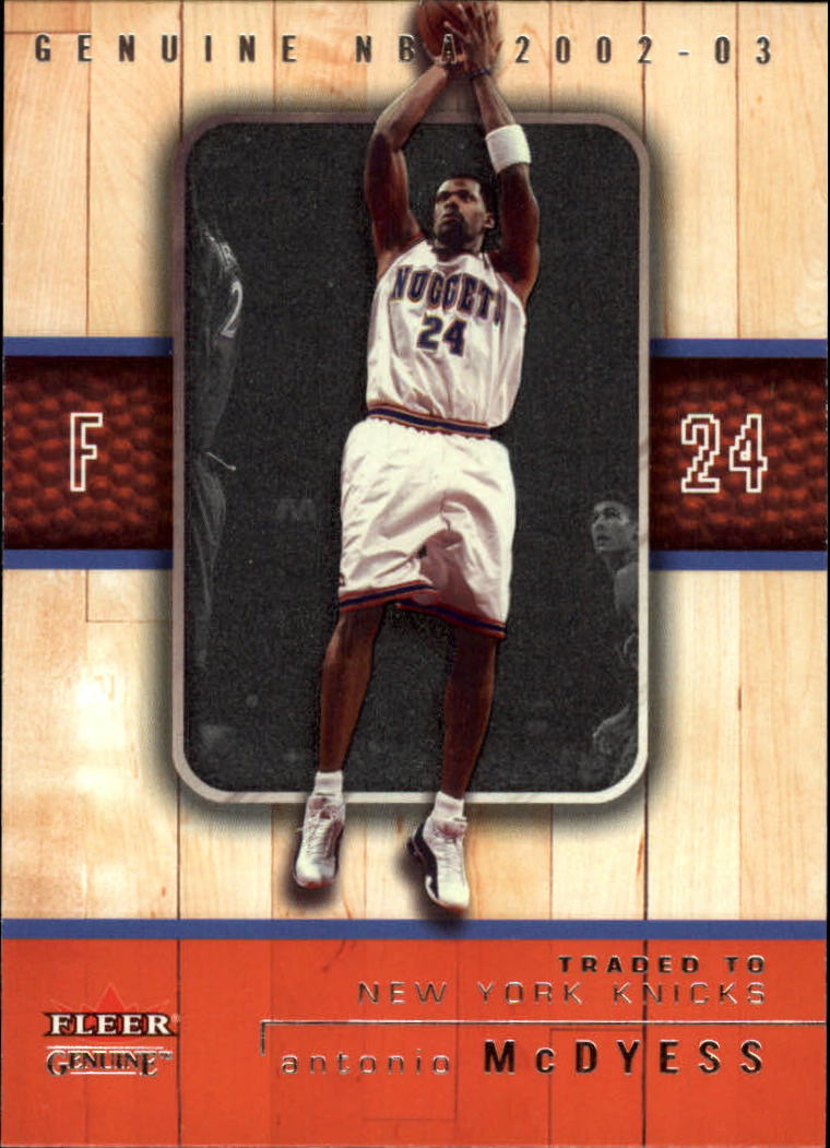 B1546- 2002-03 Fleer Genuine Bk Card #s 1-100 -You Pick- 15+ FREE US SHIP - Picture 32 of 97