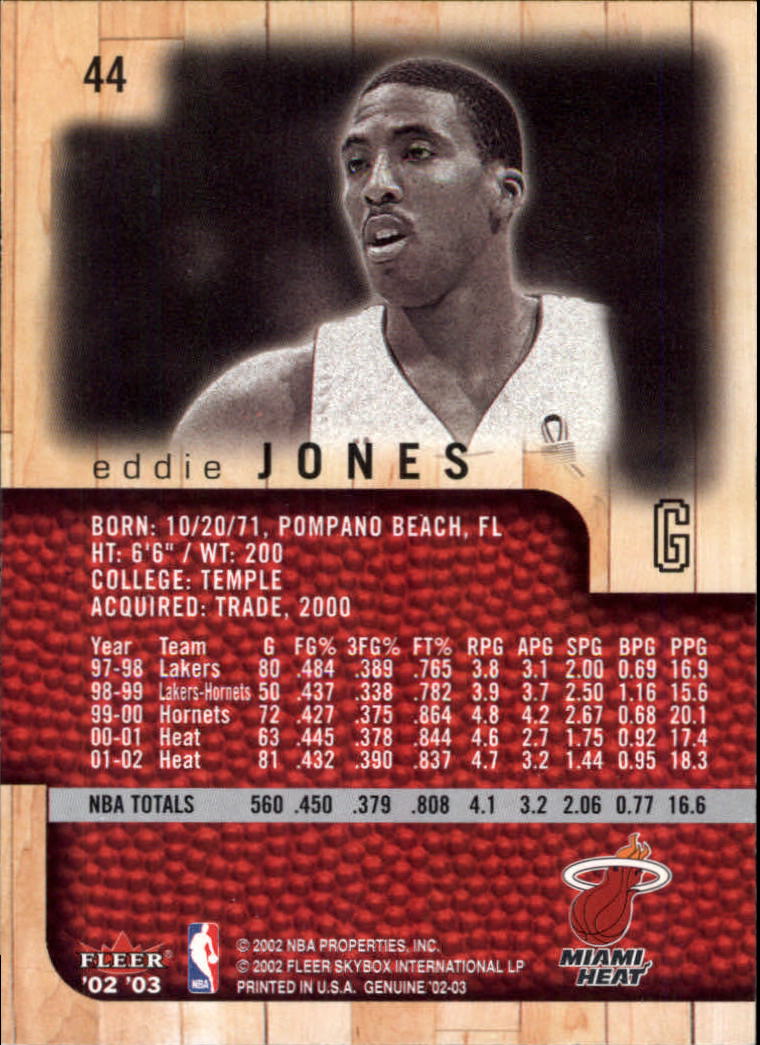 B1546- 2002-03 Fleer Genuine Bk Card #s 1-100 -You Pick- 15+ FREE US SHIP - Picture 35 of 97