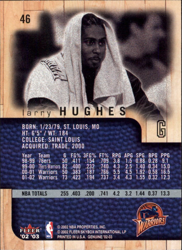 B1546- 2002-03 Fleer Genuine Bk Card #s 1-100 -You Pick- 15+ FREE US SHIP - Picture 39 of 97
