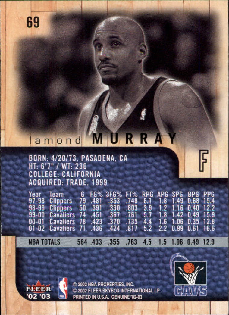 B1546- 2002-03 Fleer Genuine Bk Card #s 1-100 -You Pick- 15+ FREE US SHIP - Picture 59 of 97