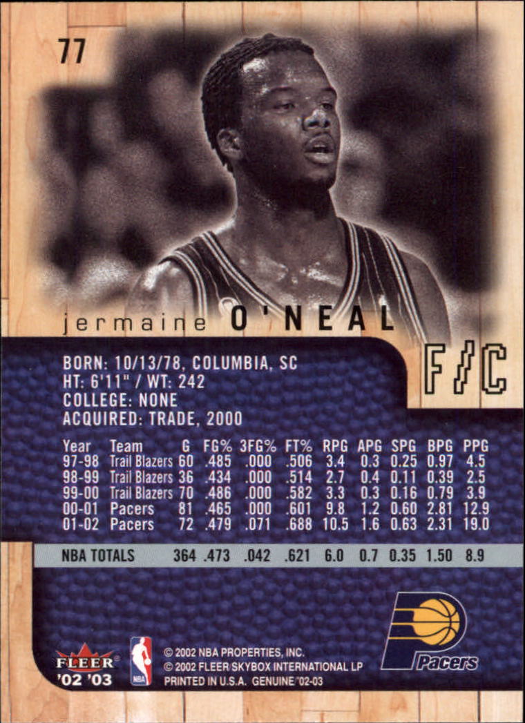 B1546- 2002-03 Fleer Genuine Bk Card #s 1-100 -You Pick- 15+ FREE US SHIP - Picture 69 of 97