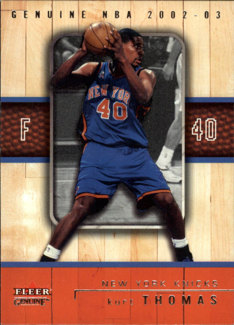 B1546- 2002-03 Fleer Genuine Bk Card #s 1-100 -You Pick- 15+ FREE US SHIP - Picture 78 of 97