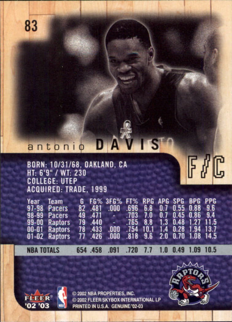 B1546- 2002-03 Fleer Genuine Bk Card #s 1-100 -You Pick- 15+ FREE US SHIP - Picture 81 of 97