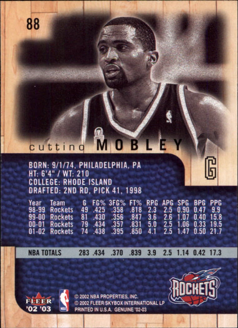 B1546- 2002-03 Fleer Genuine Bk Card #s 1-100 -You Pick- 15+ FREE US SHIP - Picture 89 of 97