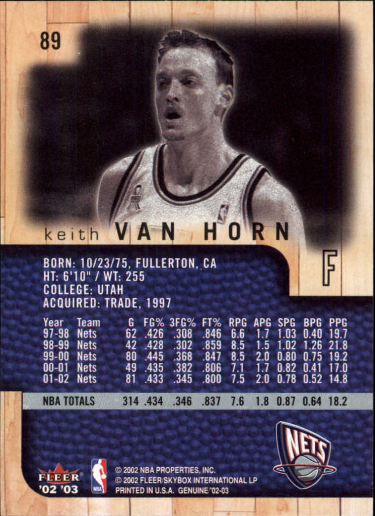 B1546- 2002-03 Fleer Genuine Bk Card #s 1-100 -You Pick- 15+ FREE US SHIP - Picture 91 of 97