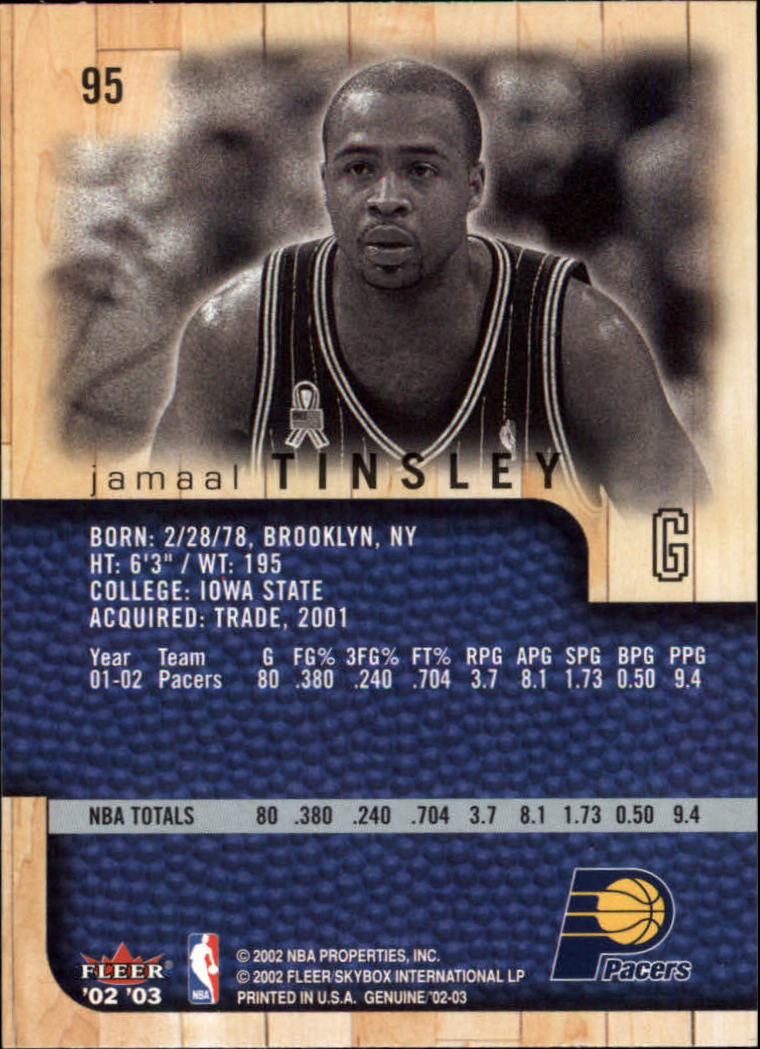 B1546- 2002-03 Fleer Genuine Bk Card #s 1-100 -You Pick- 15+ FREE US SHIP - Picture 97 of 97
