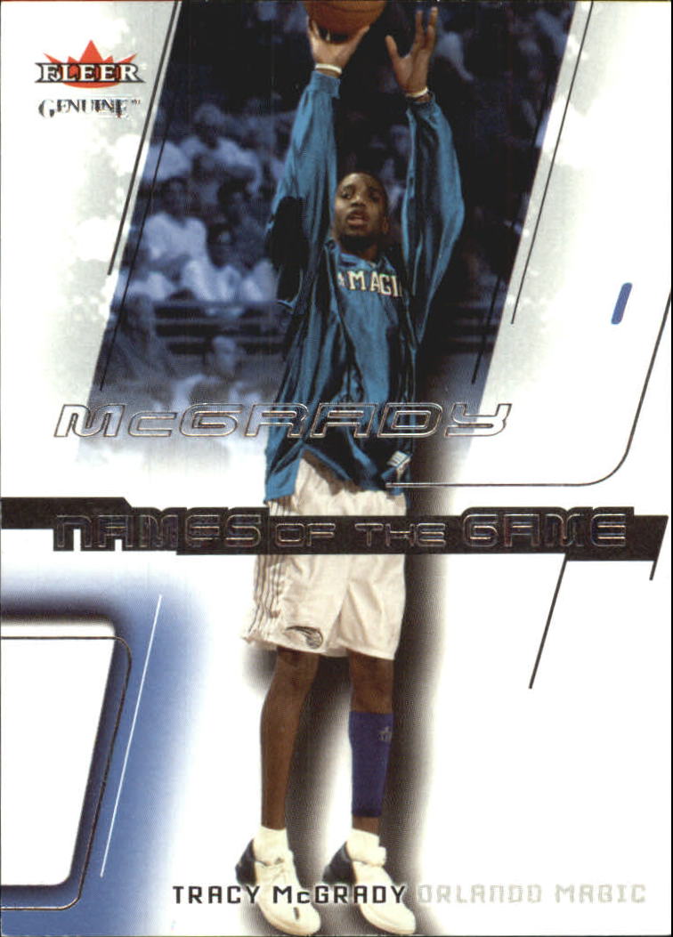 2002-03 Fleer Genuine Names of the Game #3 Tracy McGrady