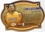 2002-03 Fleer Authentix Courtside Classics Silver #8 Kobe Bryant back image