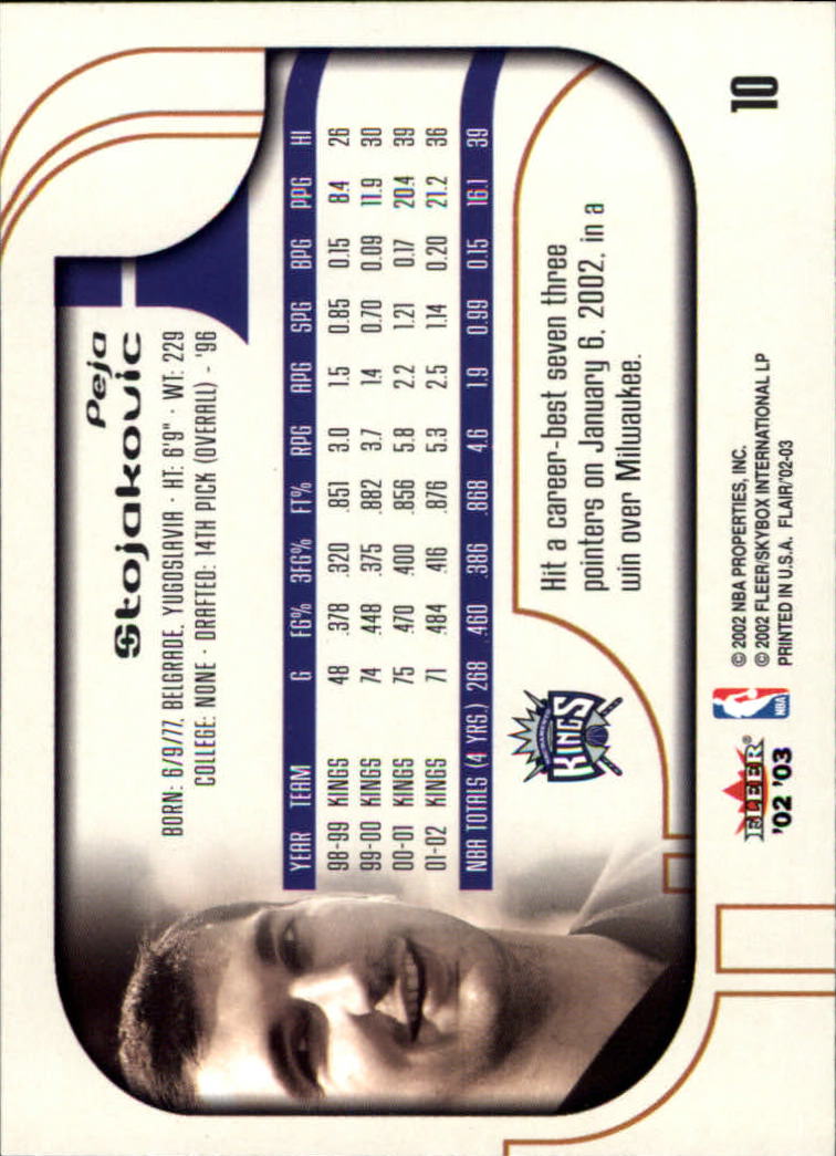 B0888- 2002-03 Flair Basketball Cards 1-120 +Inserts -You Pick- 15+ FREE US SHIP - Picture 17 of 164