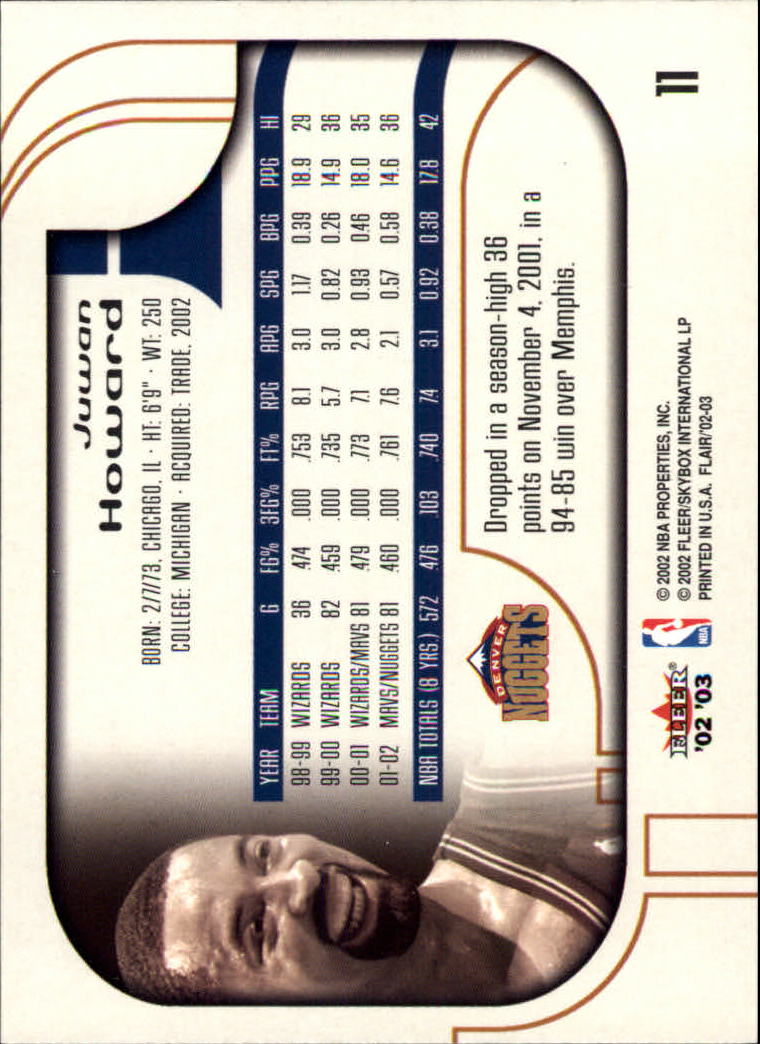 B0888- 2002-03 Flair Basketball Cards 1-120 +Inserts -You Pick- 15+ FREE US SHIP - Picture 19 of 164