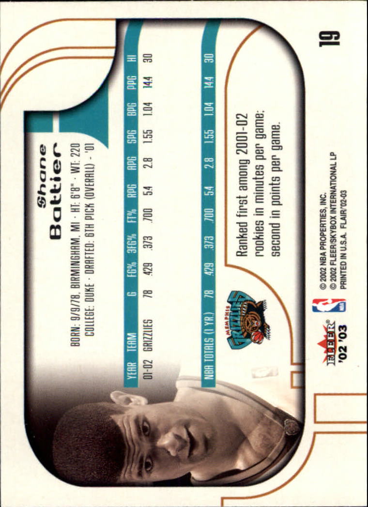 B0888- 2002-03 Flair Basketball Cards 1-120 +Inserts -You Pick- 15+ FREE US SHIP - Picture 33 of 164