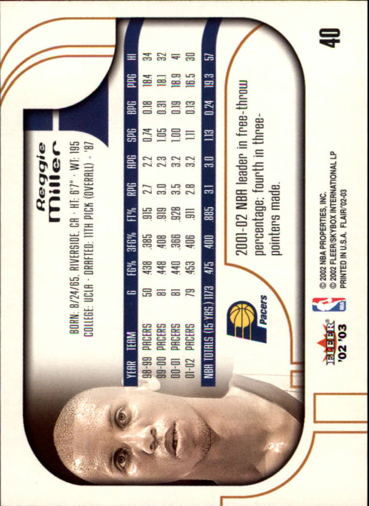 B0888- 2002-03 Flair Basketball Cards 1-120 +Inserts -You Pick- 15+ FREE US SHIP - Picture 67 of 164
