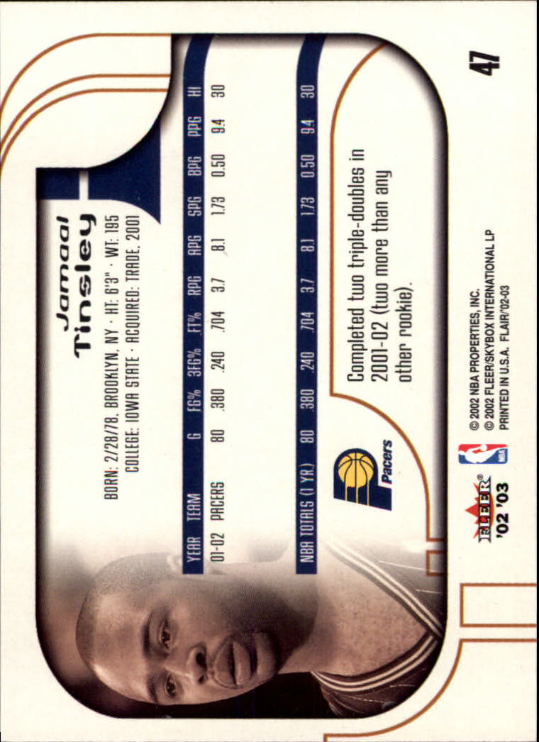 B0888- 2002-03 Flair Basketball Cards 1-120 +Inserts -You Pick- 15+ FREE US SHIP - Picture 79 of 164