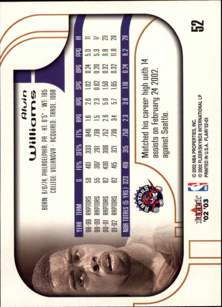 B0888- 2002-03 Flair Basketball Cards 1-120 +Inserts -You Pick- 15+ FREE US SHIP - Picture 87 of 164