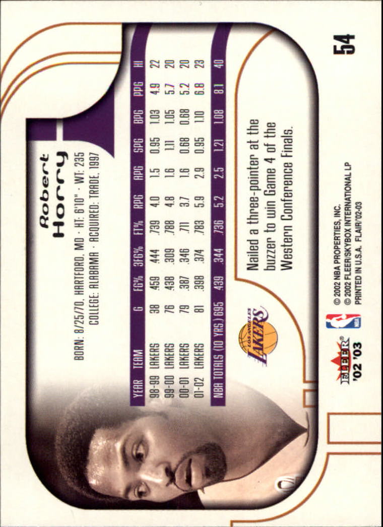B0888- 2002-03 Flair Basketball Cards 1-120 +Inserts -You Pick- 15+ FREE US SHIP - Picture 91 of 164