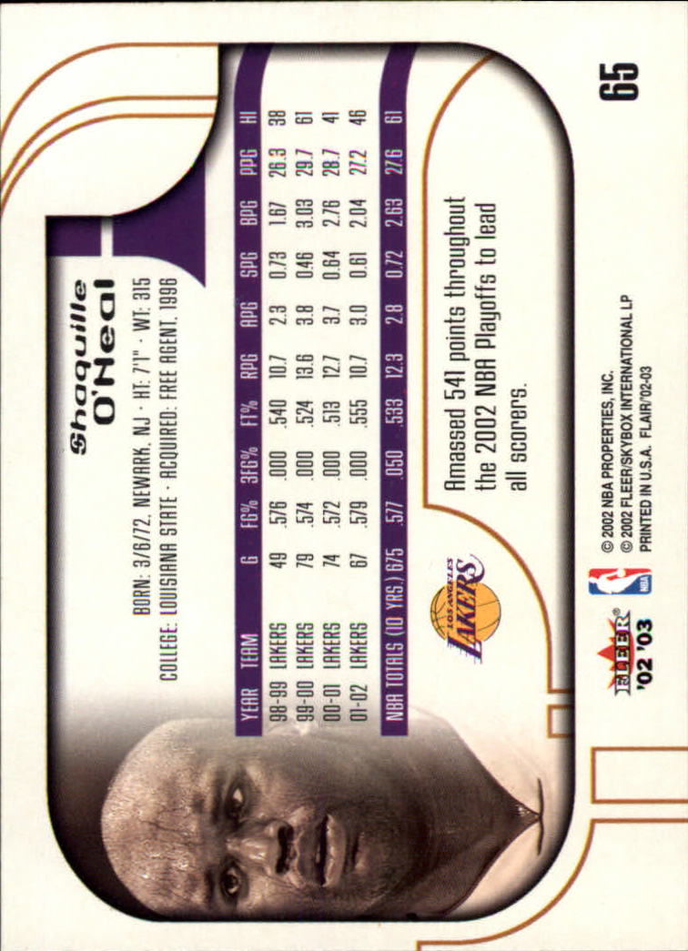 B0888- 2002-03 Flair Basketball Cards 1-120 +Inserts -You Pick- 15+ FREE US SHIP - Picture 109 of 164