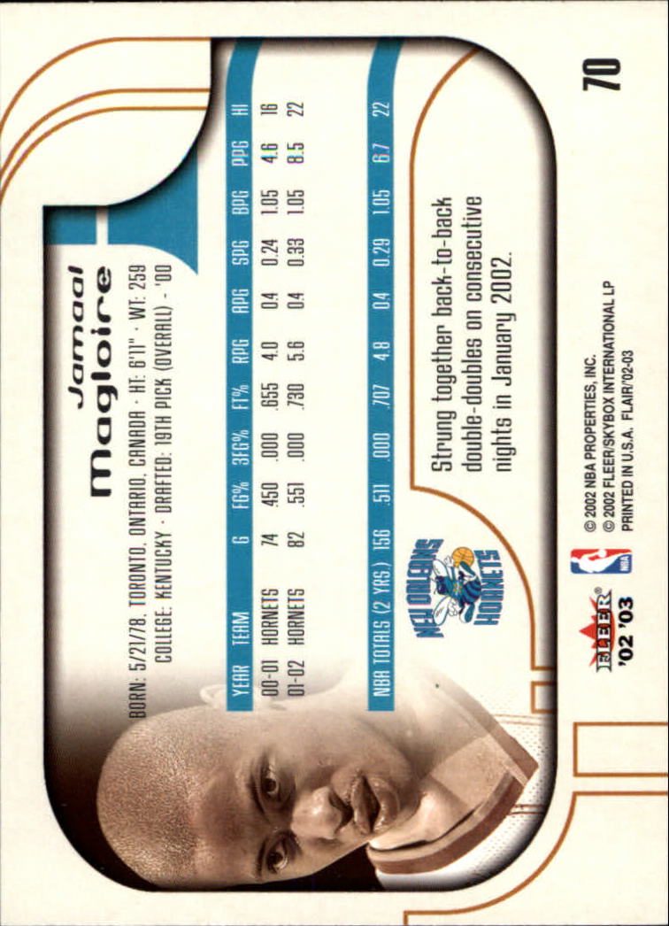 B0888- 2002-03 Flair Basketball Cards 1-120 +Inserts -You Pick- 15+ FREE US SHIP - Picture 116 of 164