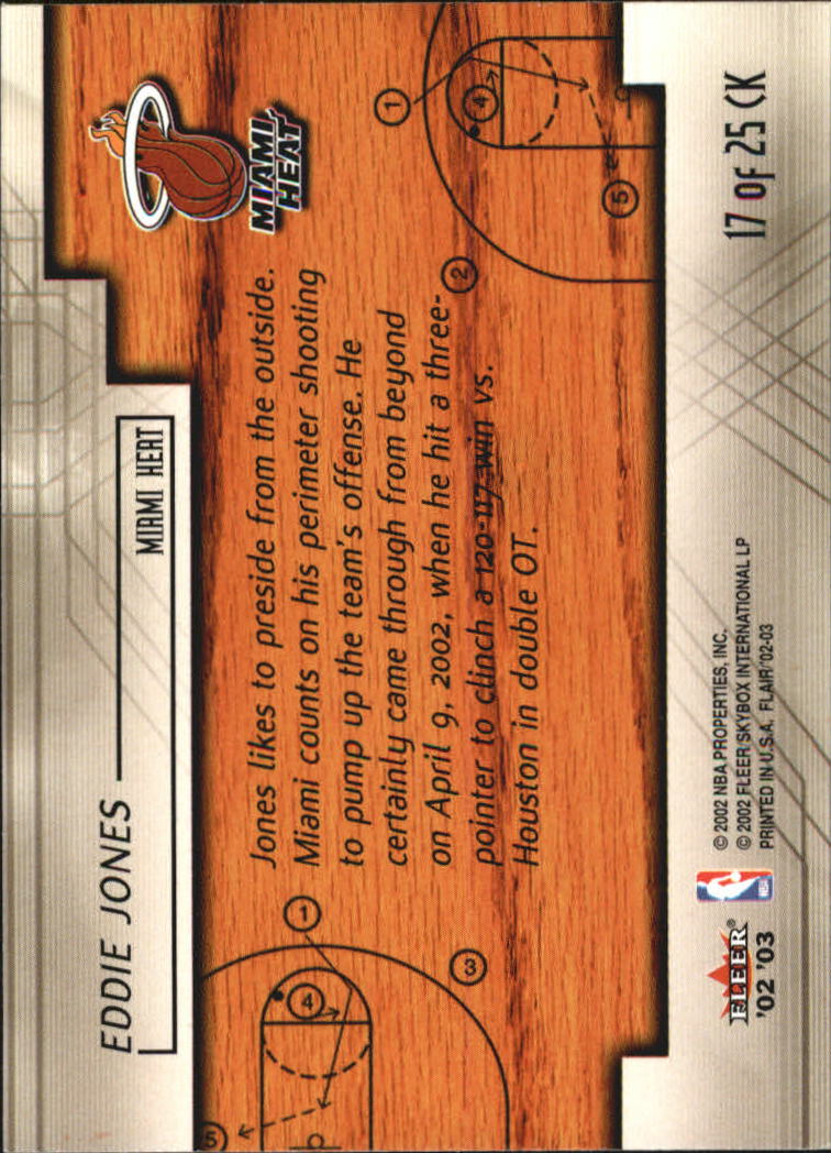 B0888- 2002-03 Flair Basketball Cards 1-120 +Inserts -You Pick- 15+ FREE US SHIP - Picture 160 of 164