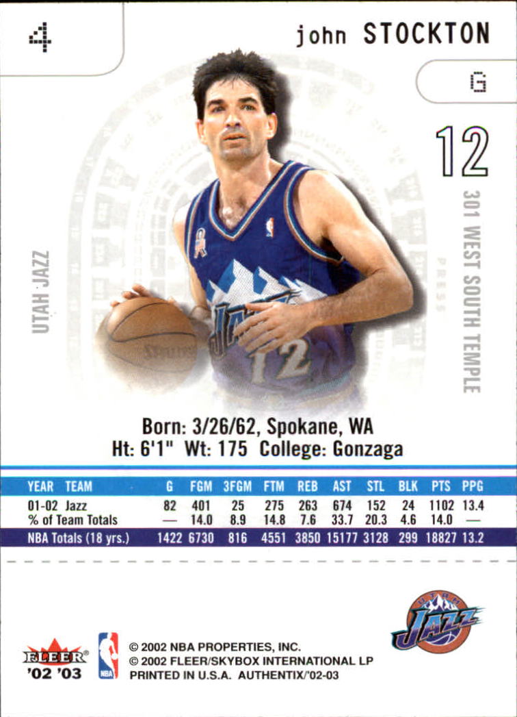 John Stockton cards (1989-2021) Jazz - You Choose - Bild 200 von 284