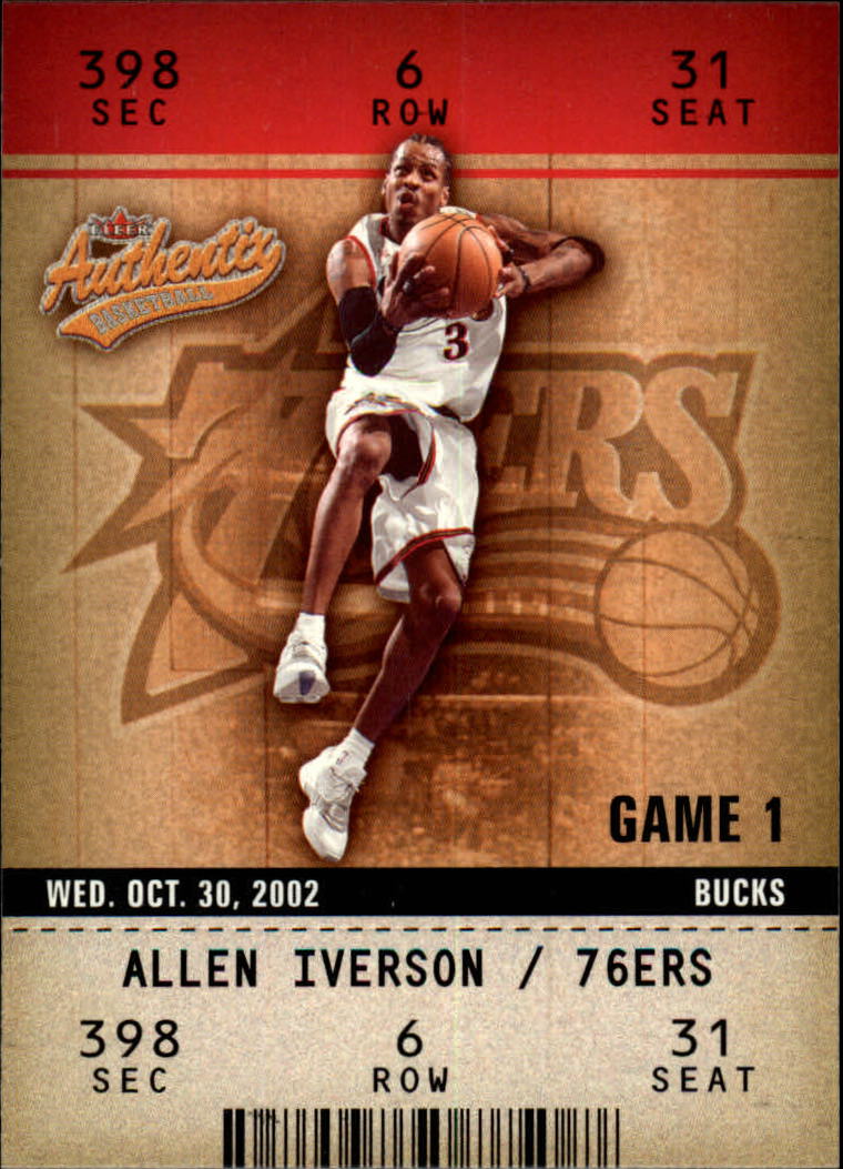 Allen Iverson cards (1997-2021) 76ers Nuggets - You Choose - Bild 120 von 228